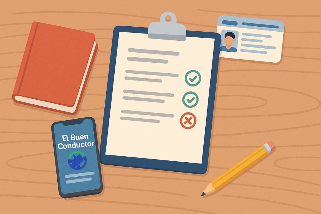 errores examen teórico conducir