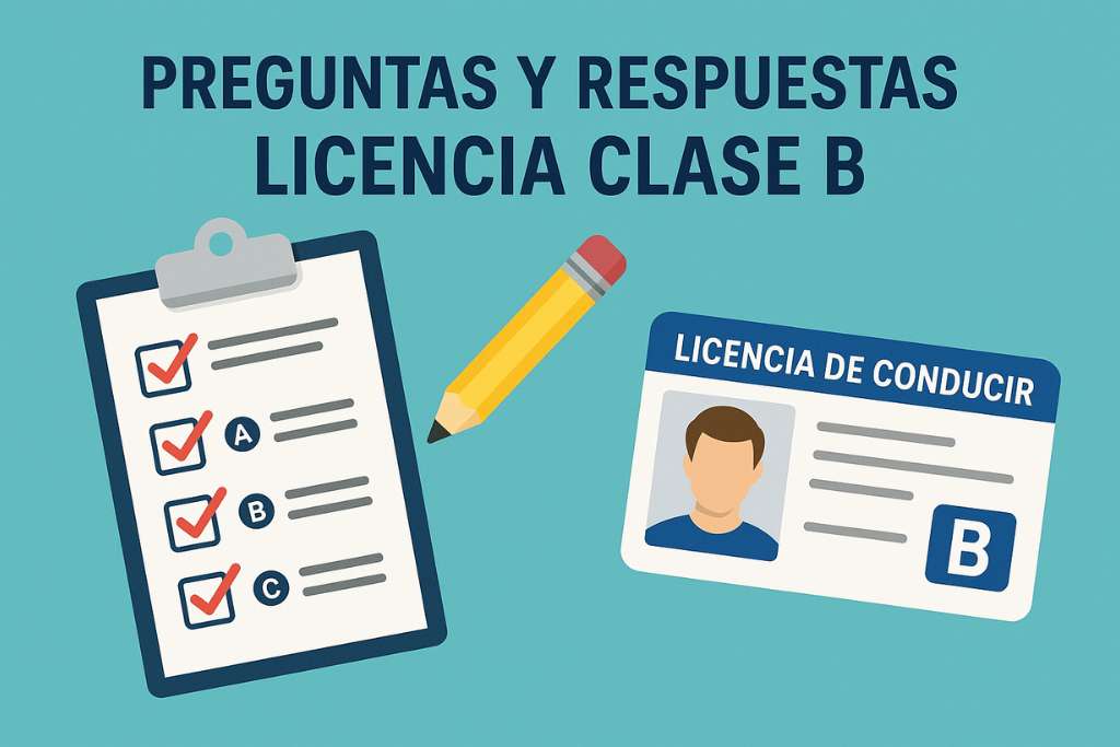 preguntas y respuestas licencia clase b